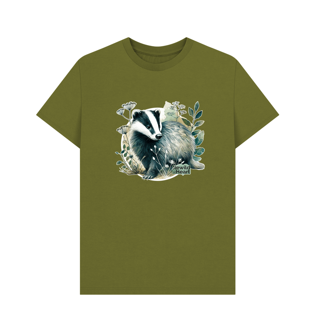 Moss Green Badger Wanderer Men's T-Shirt