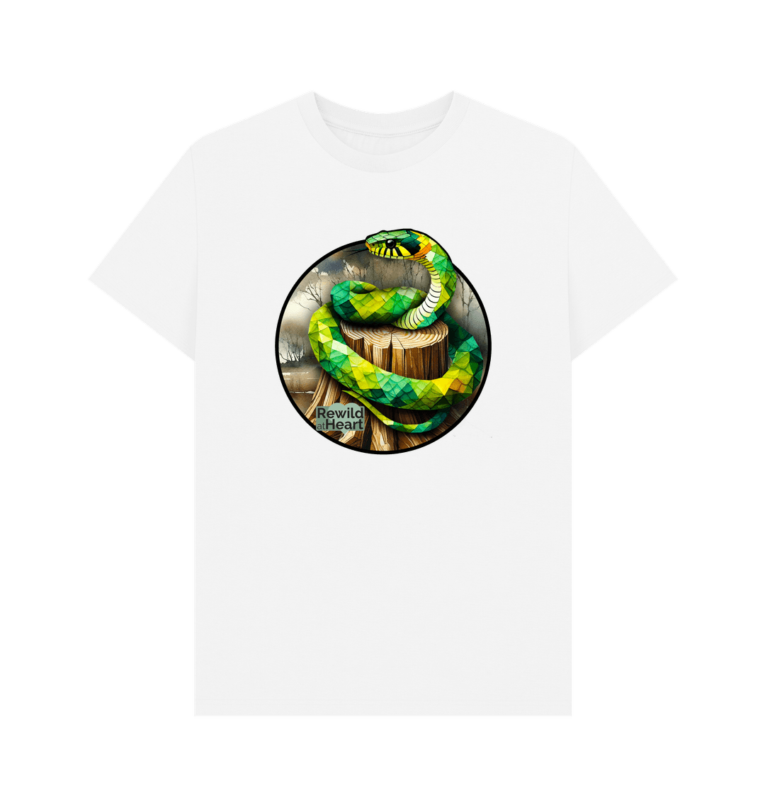 White Grass Snake Marsh Men's T-Shirt