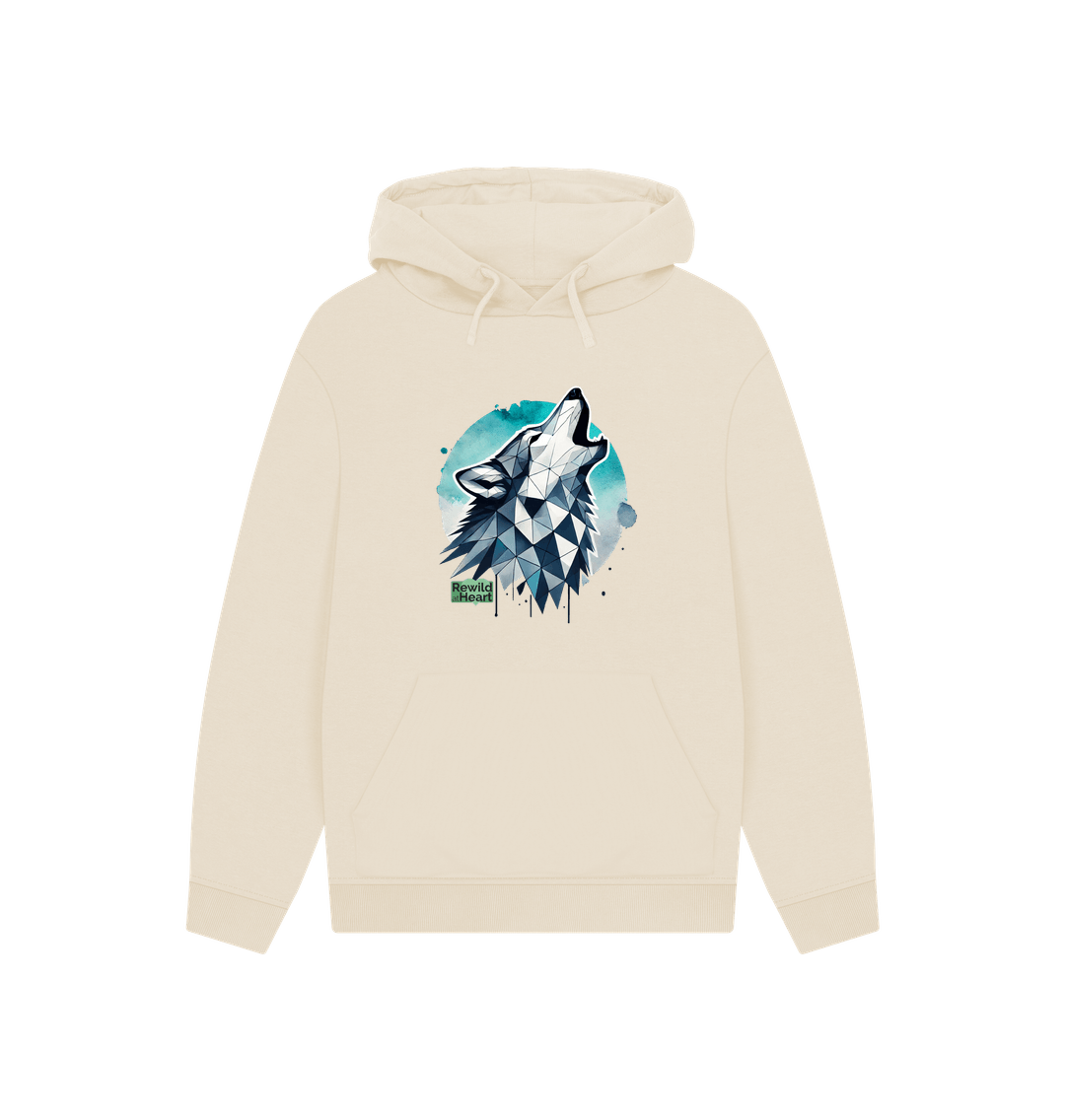 Oat Primal Wolf Howl Hoodie