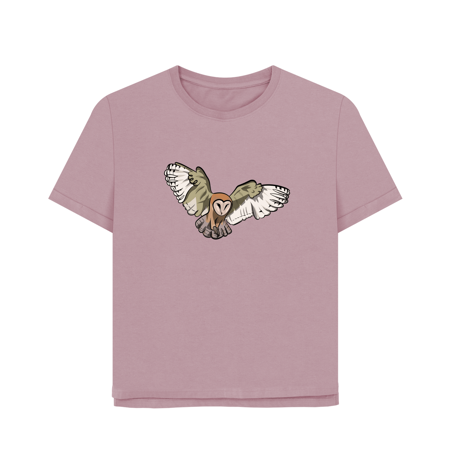 Mauve Printed T-shirt Front