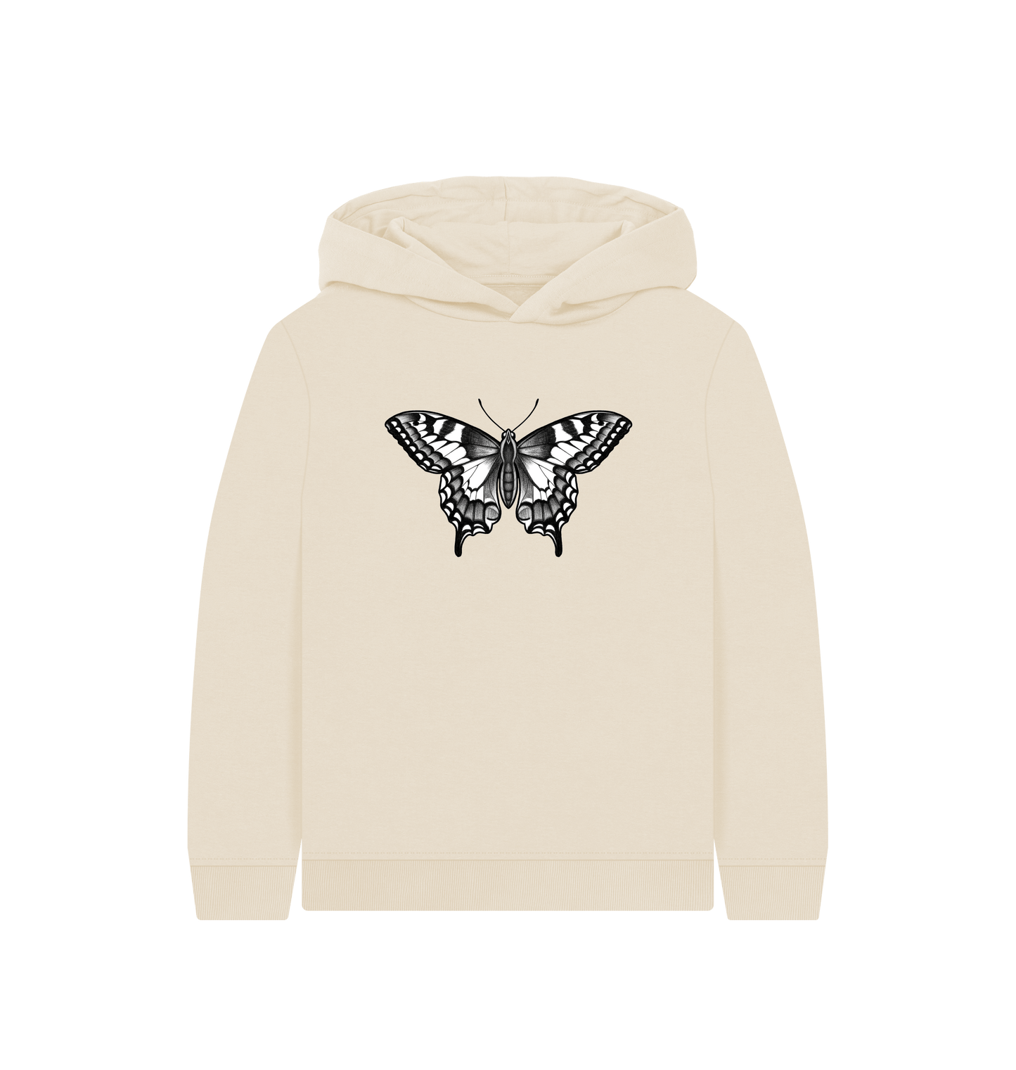 Oat Printed Kids Hoodie Front