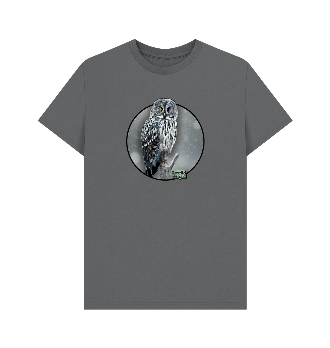 Slate Grey Printed T-shirt