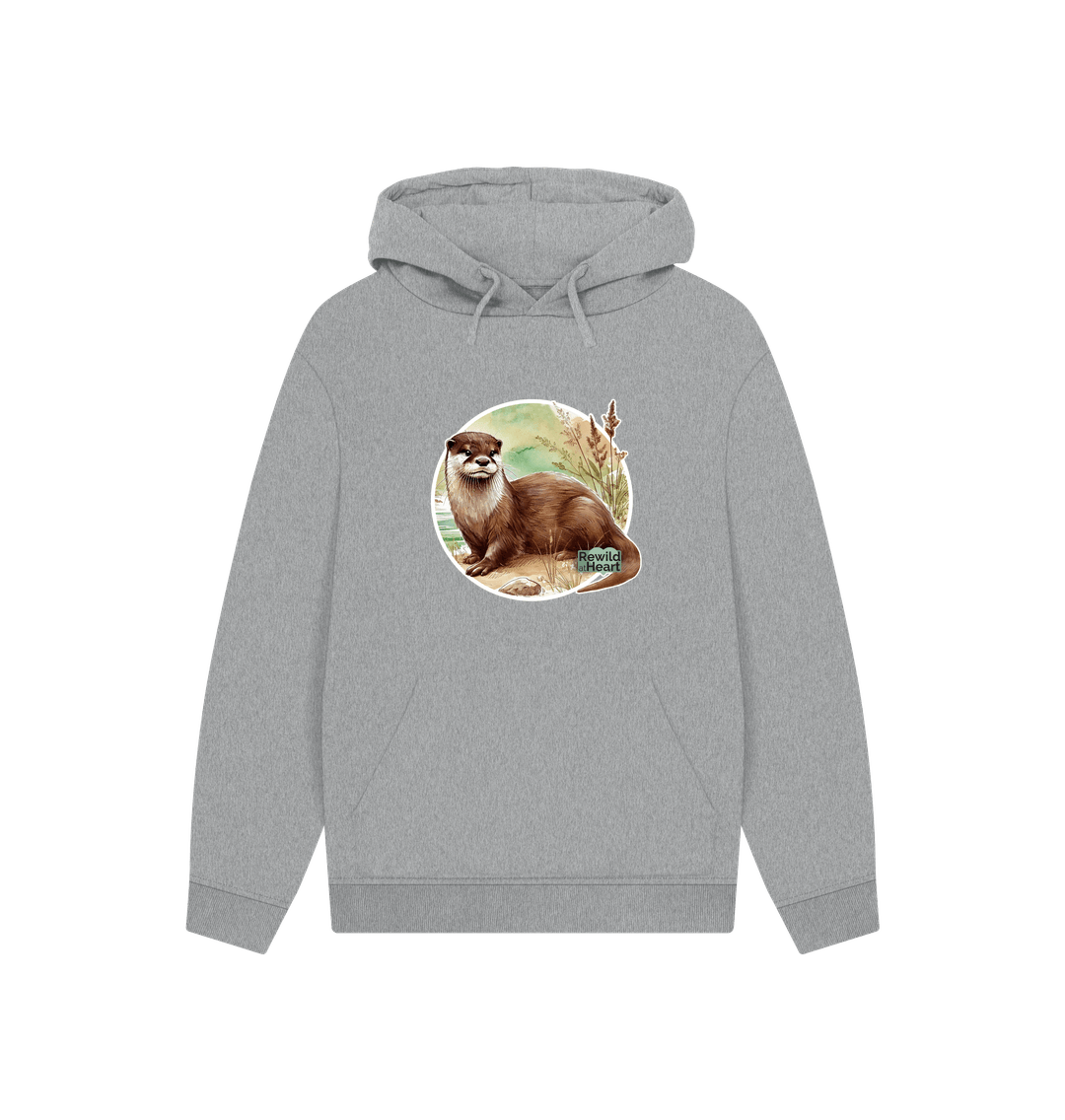 Athletic Grey Riverside Otter Hoodie