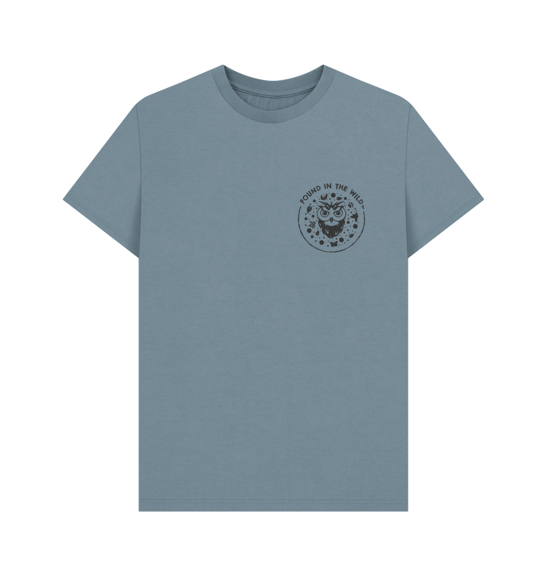 Stone Blue Printed T-shirt