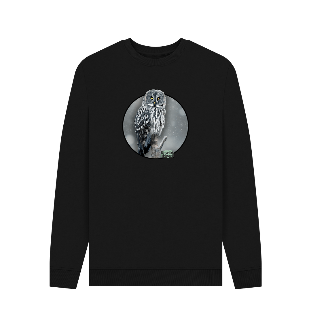 Black Printed Sweater