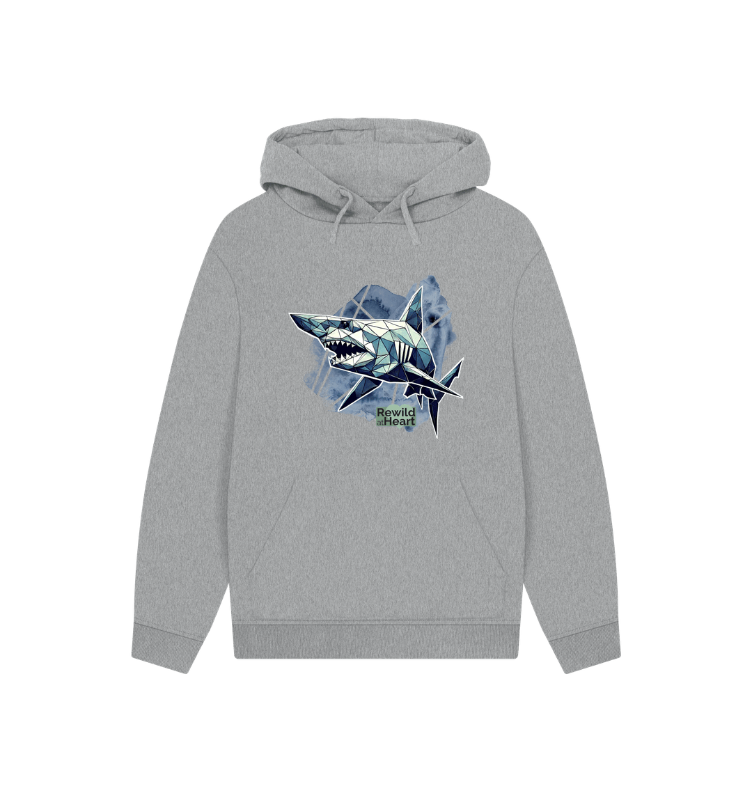 Athletic Grey Goblin Shark Hoodie