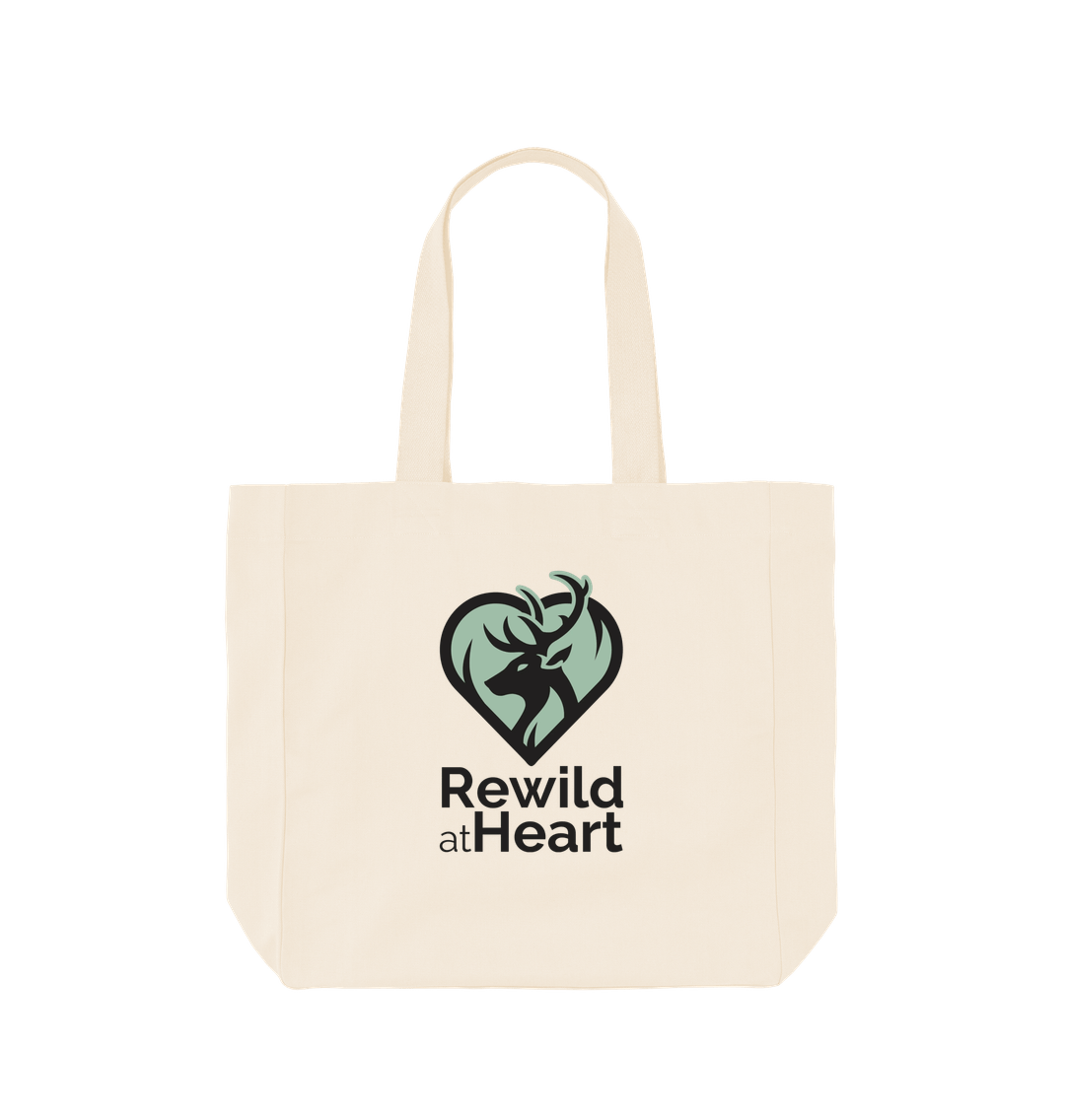 Natural Rewild at Heart Shopper Tote Bag