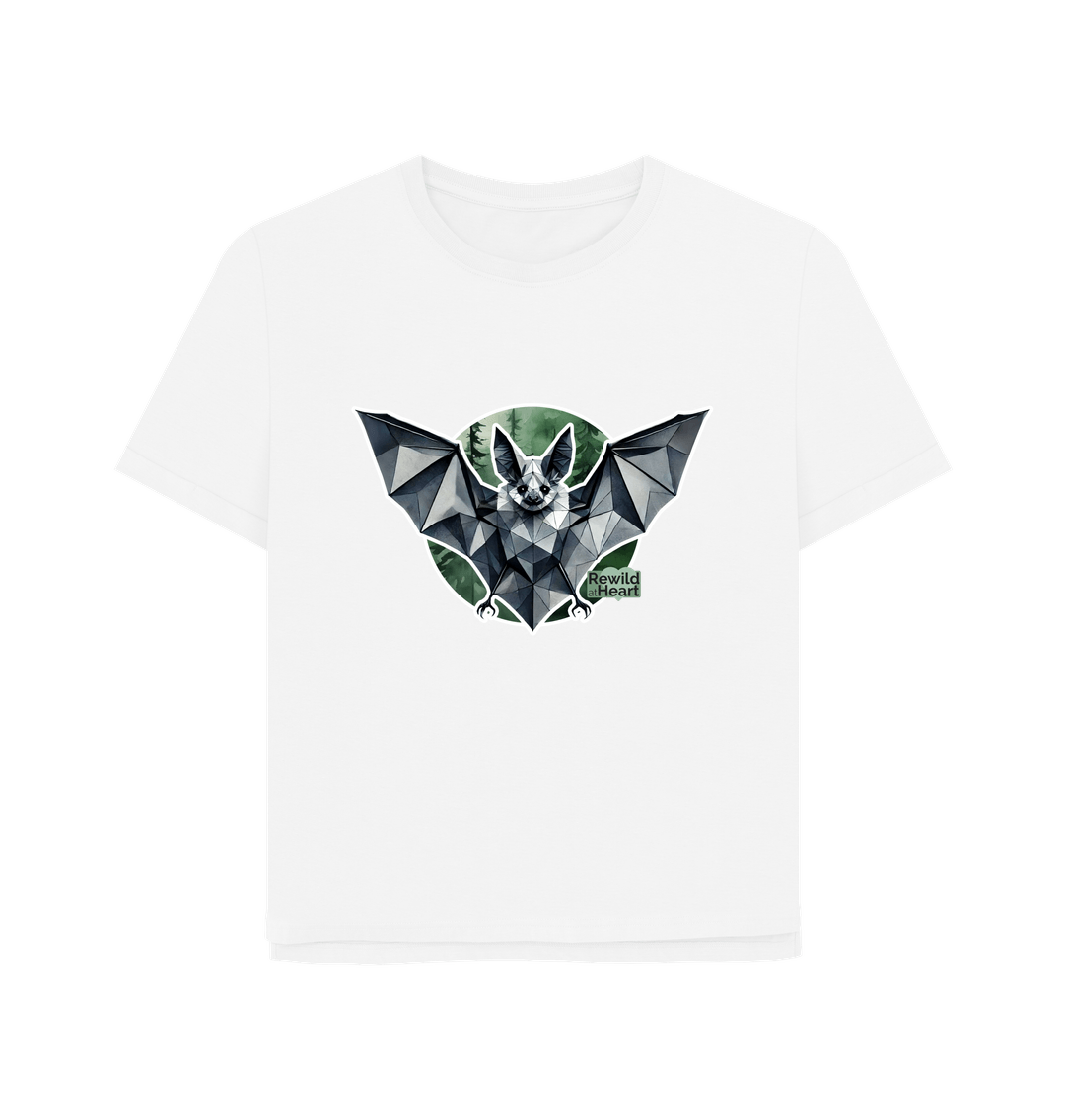 White Grey Long-Eared Bat Women's Relaxed-Fit T-Shirt