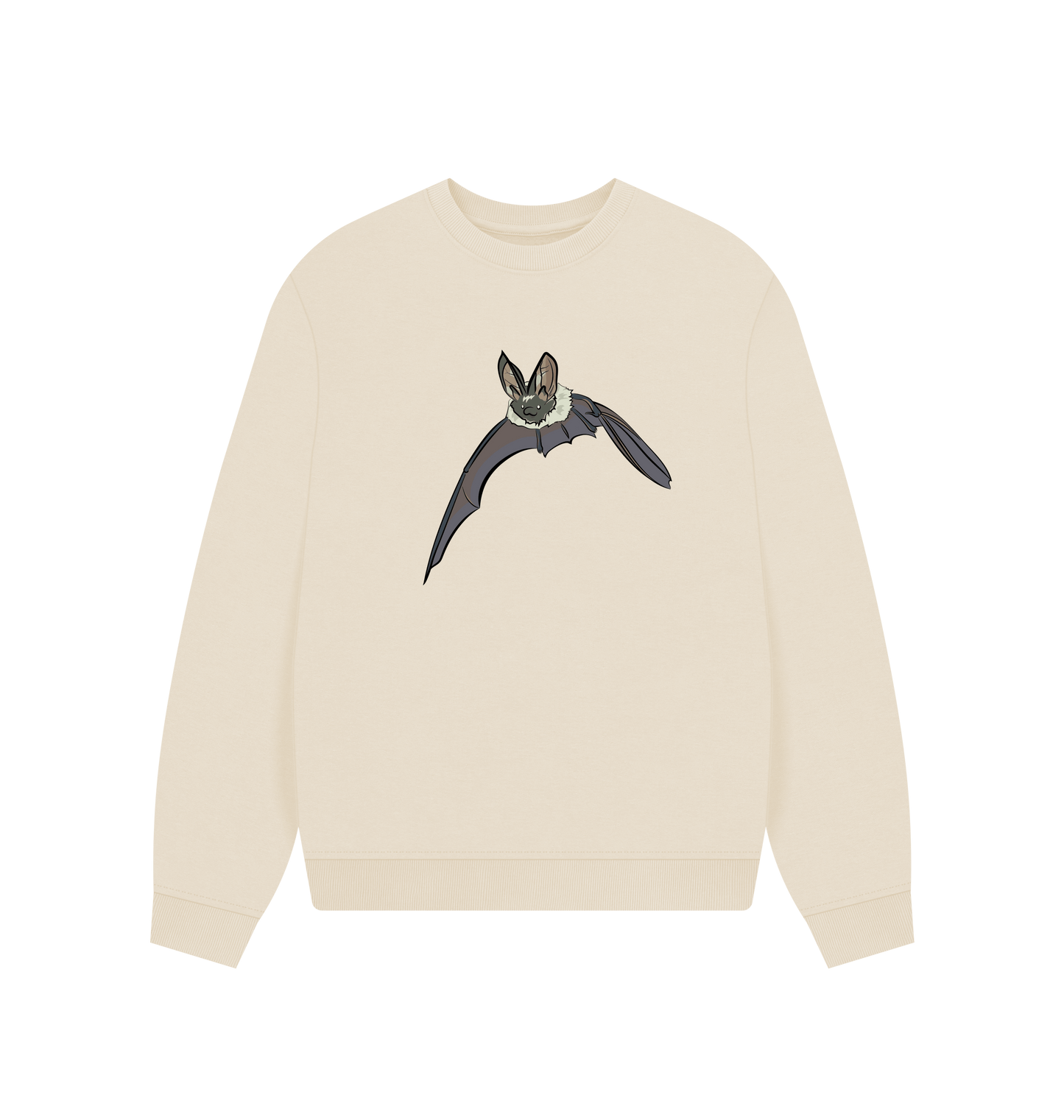 Oat Printed Sweater Front