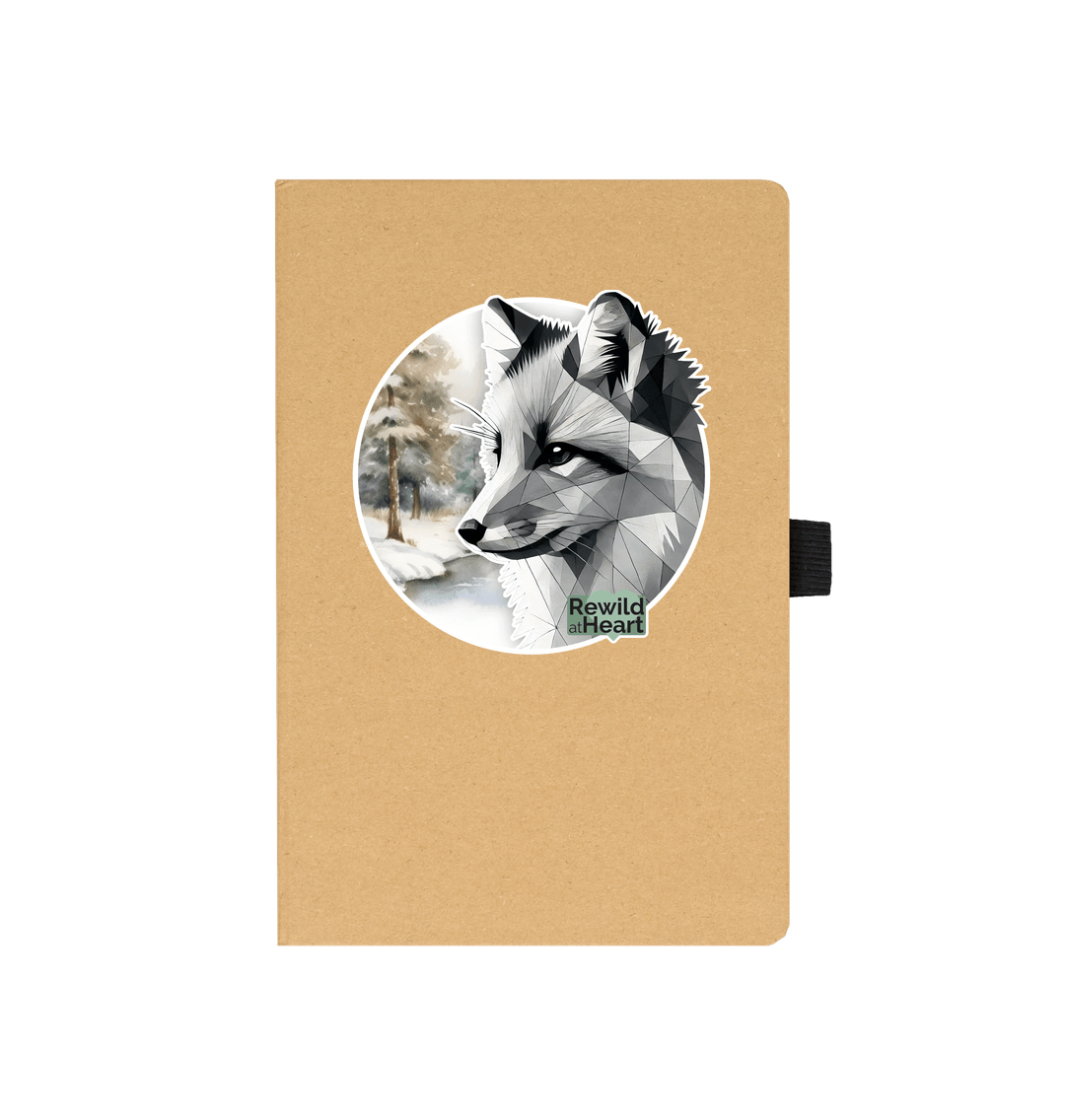 Kraft Silent Arctic Fox Notepad