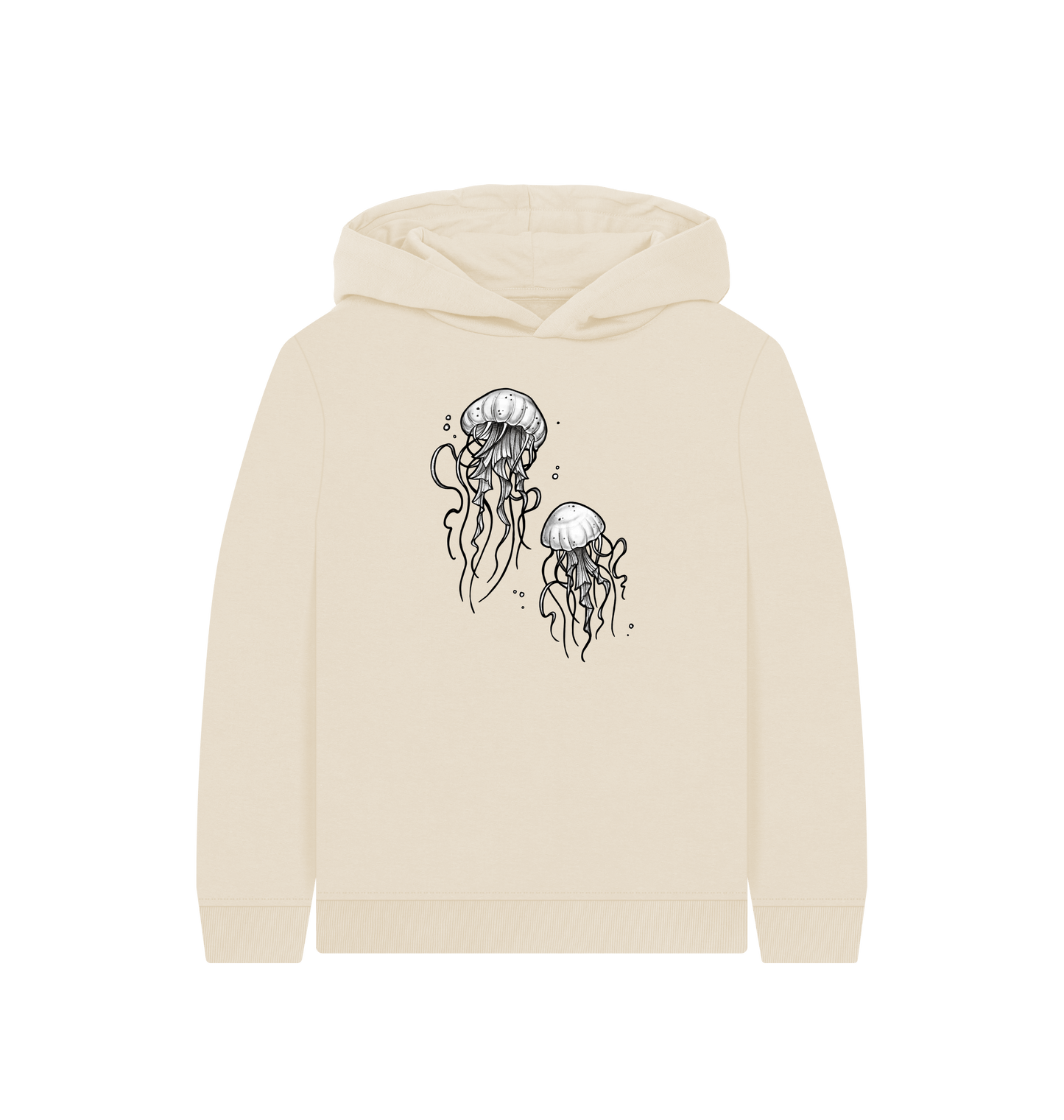 Oat Printed Kids Hoodie Front