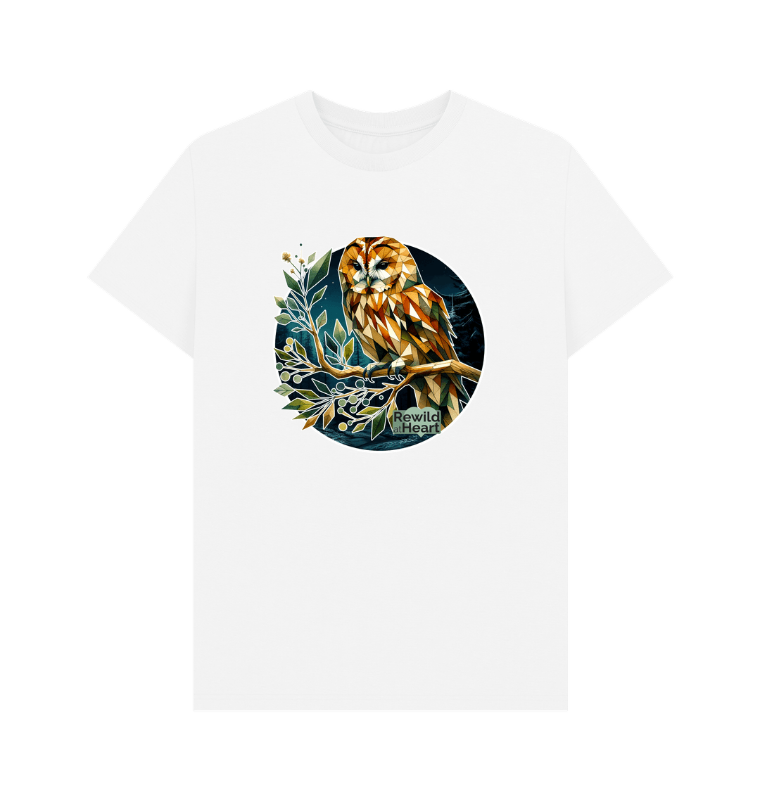 White Tawny Owl Men's T-Shirt