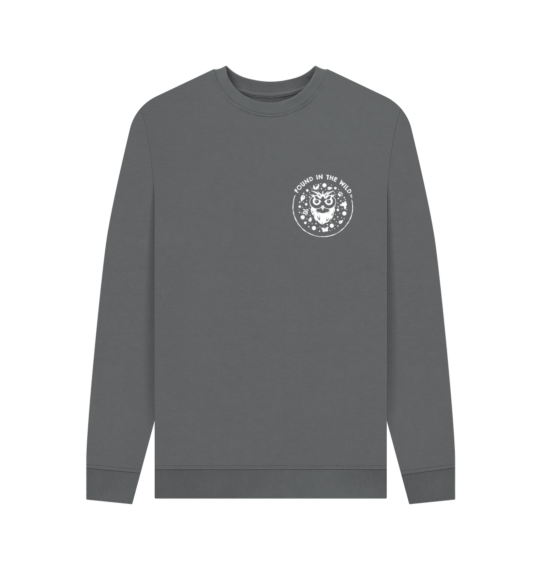 Slate Grey Printed Sweater