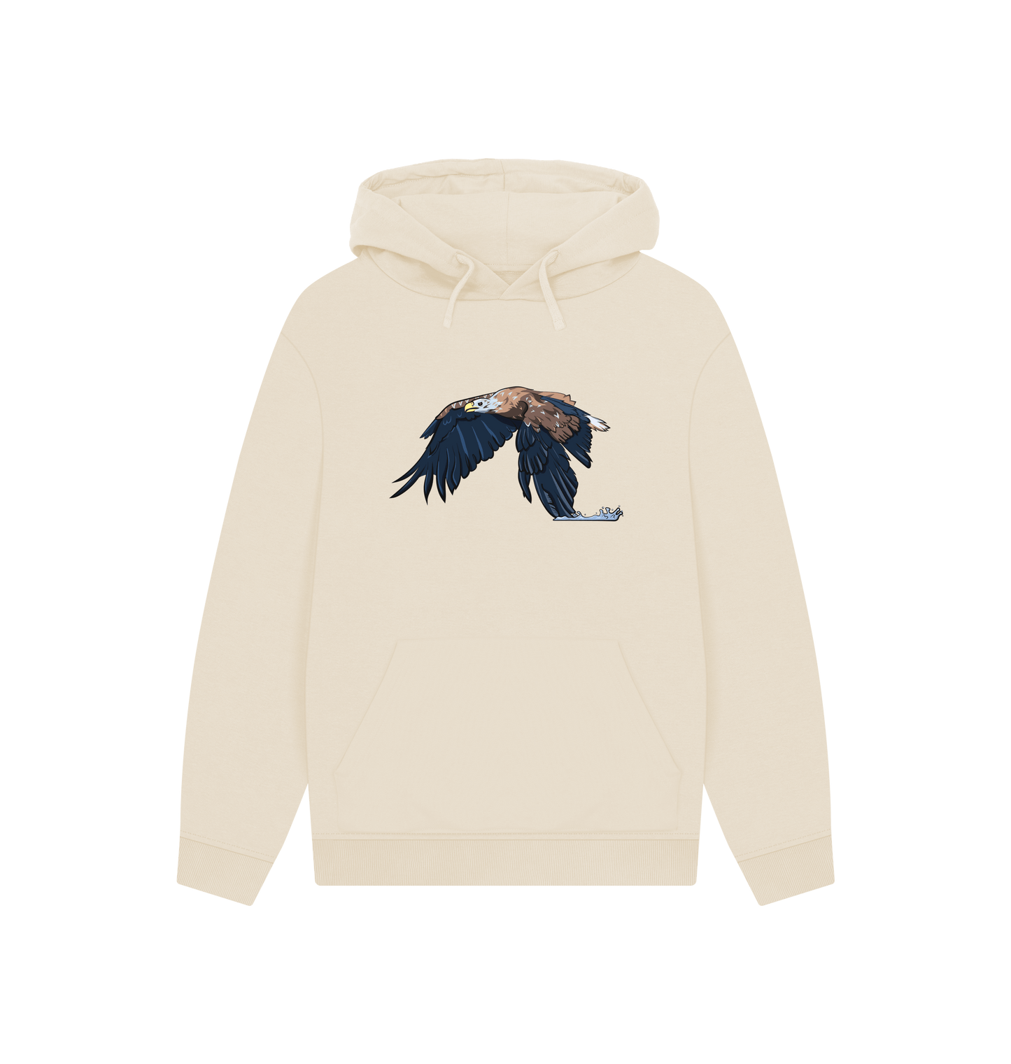 Oat Printed Hoody Front