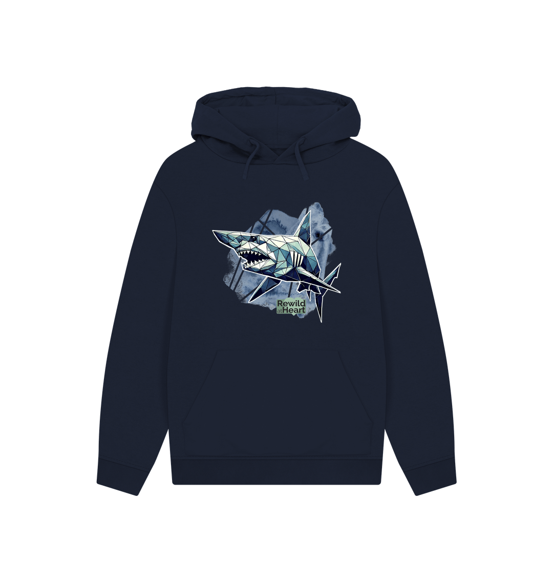 Navy Goblin Shark Hoodie