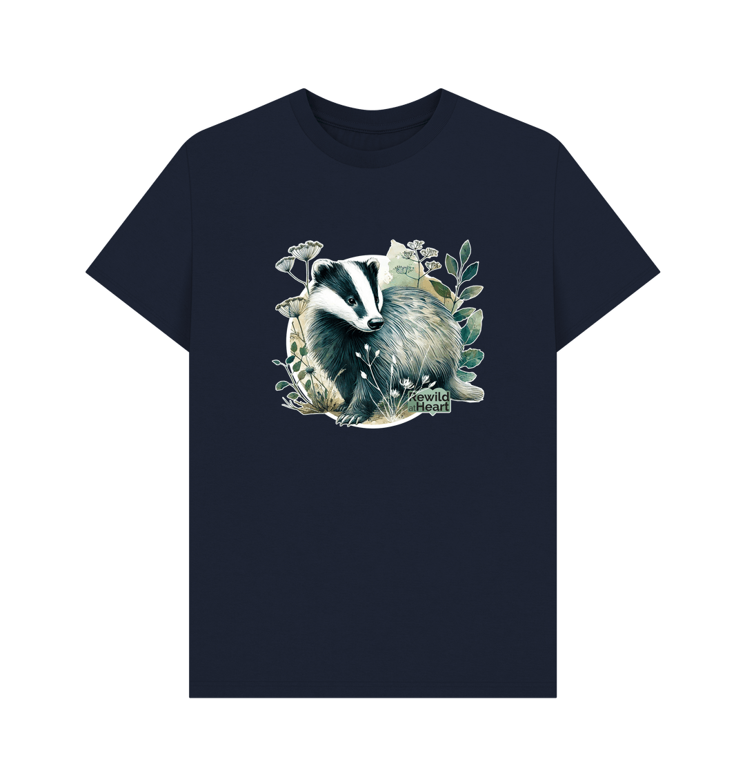 Navy Blue Badger Wanderer Men's T-Shirt