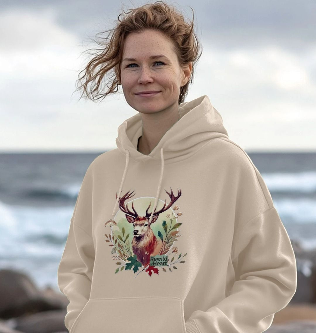 Red Deer Stag Spirit Hoodie