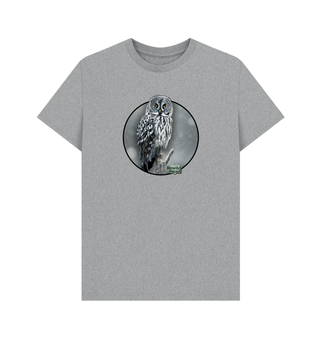 Athletic Grey Printed T-shirt