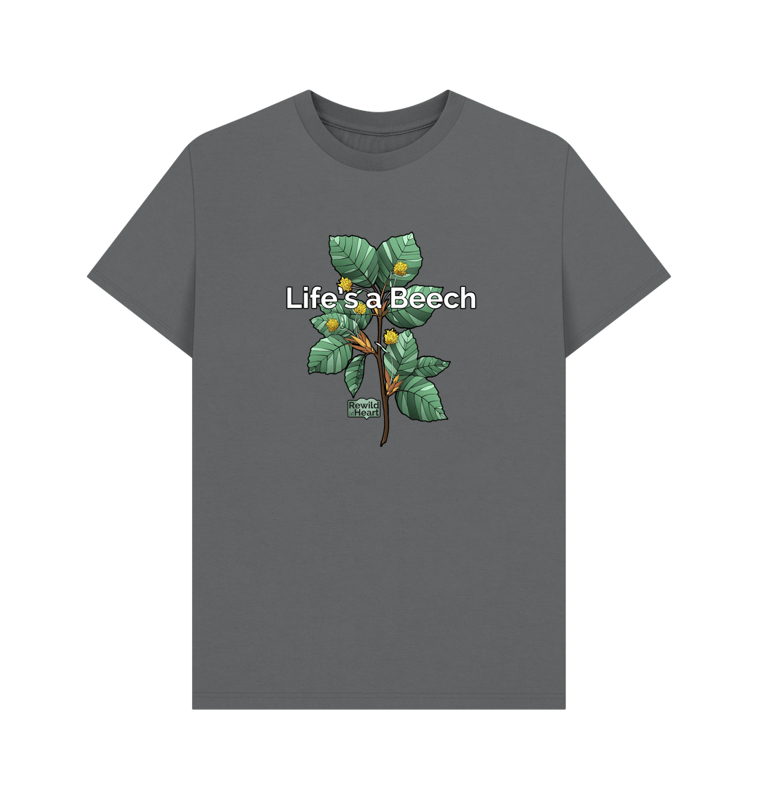 Slate Grey Printed T-shirt