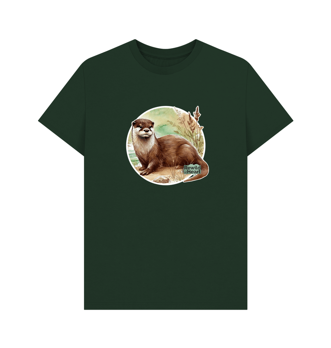 Evergreen Riverside Otter Men's T-Shirt