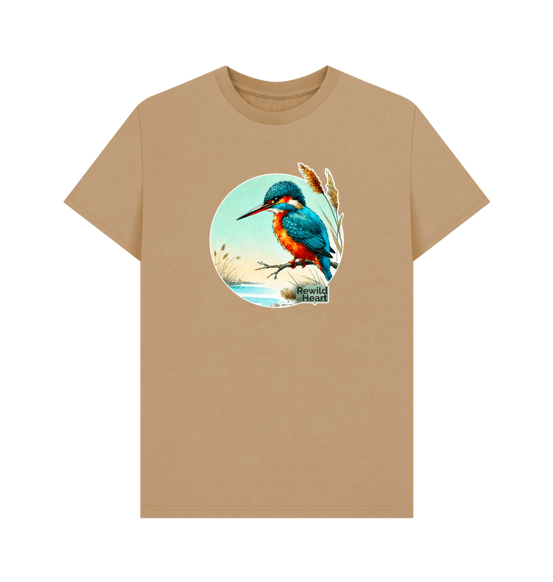 Sand Kingfisher in the Reeds Men's T-Shirt