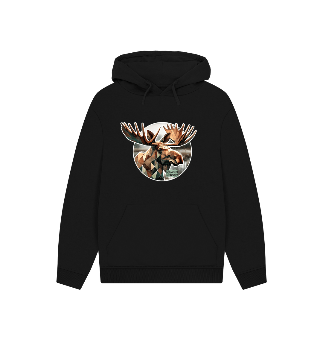 Black Guardian Elk Hoodie