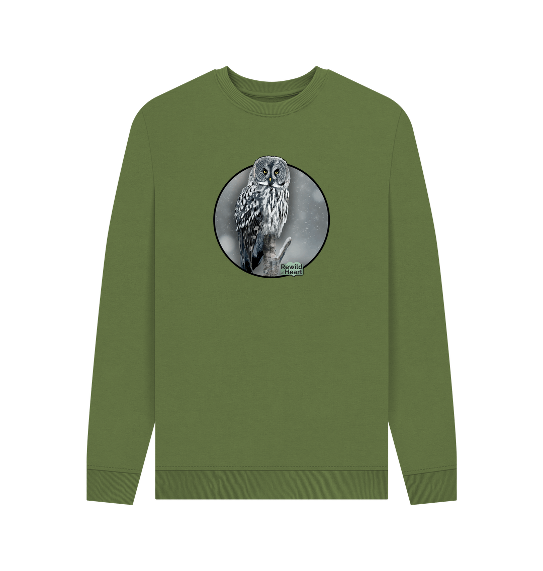 Khaki Printed Sweater