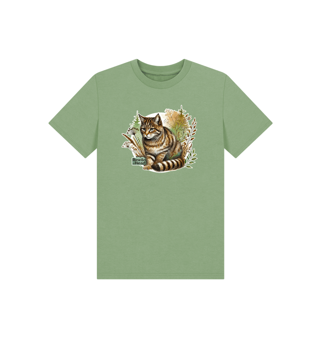 Sage Wildcat Wilderness Kids T-Shirt