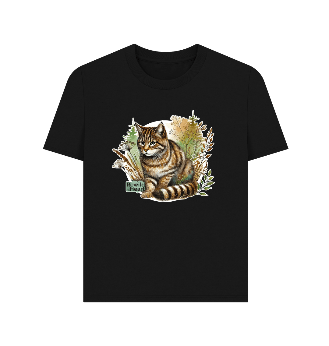 Black Wildcat Wilderness Women's Classic T-Shirt