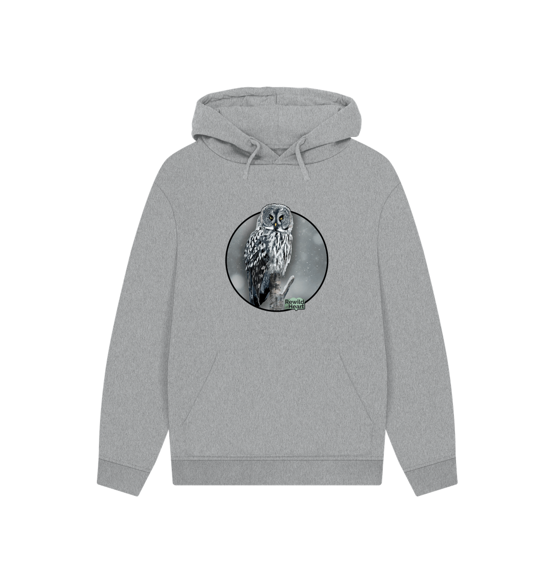 Athletic Grey Printed Hoody
