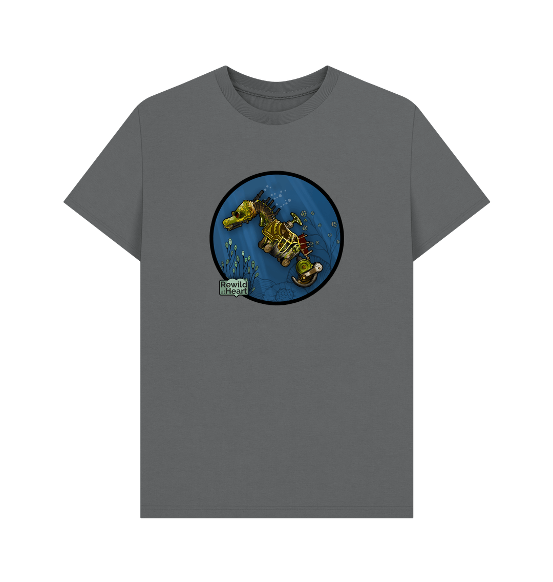Slate Grey Printed T-shirt