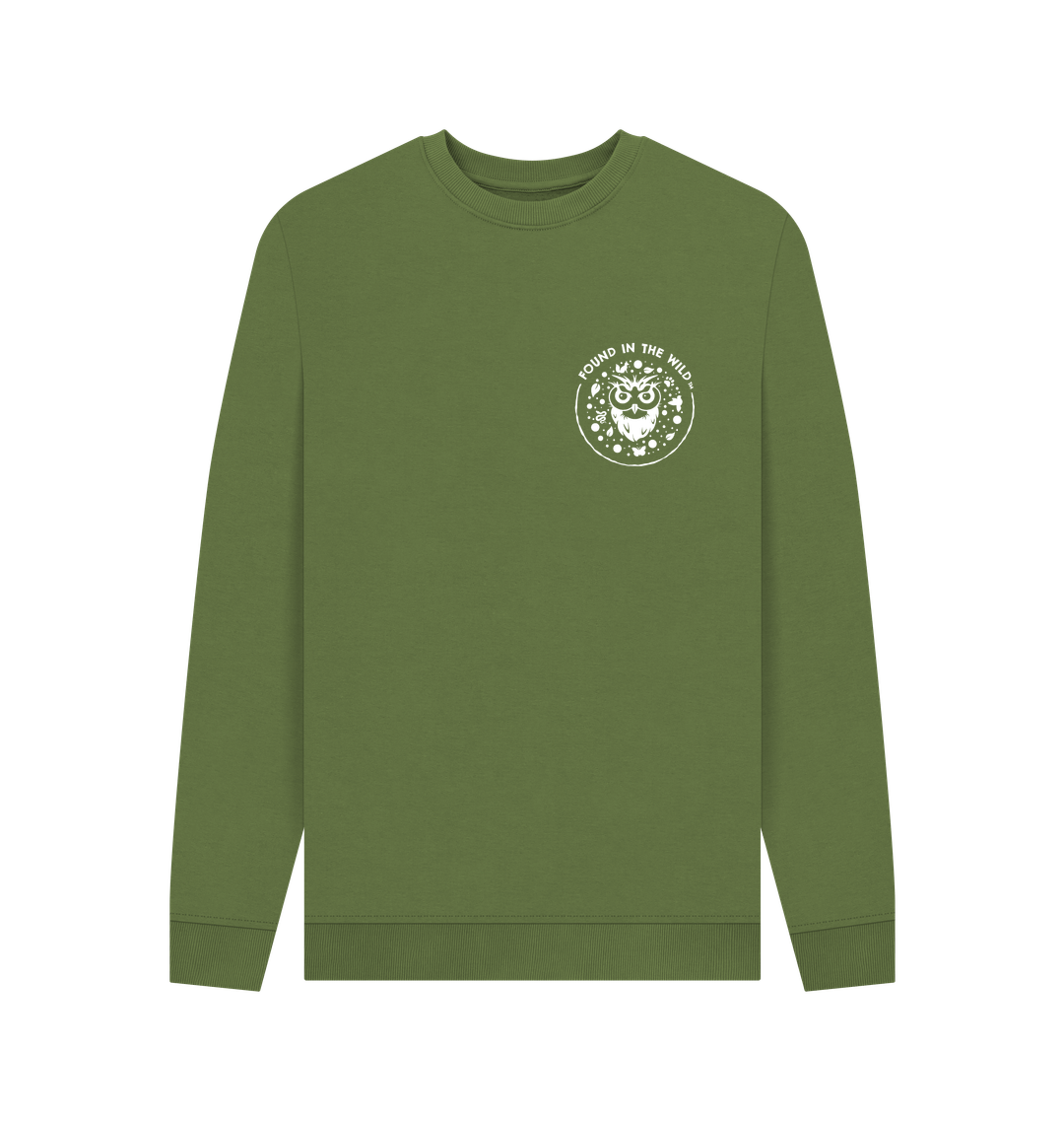 Khaki Printed Sweater
