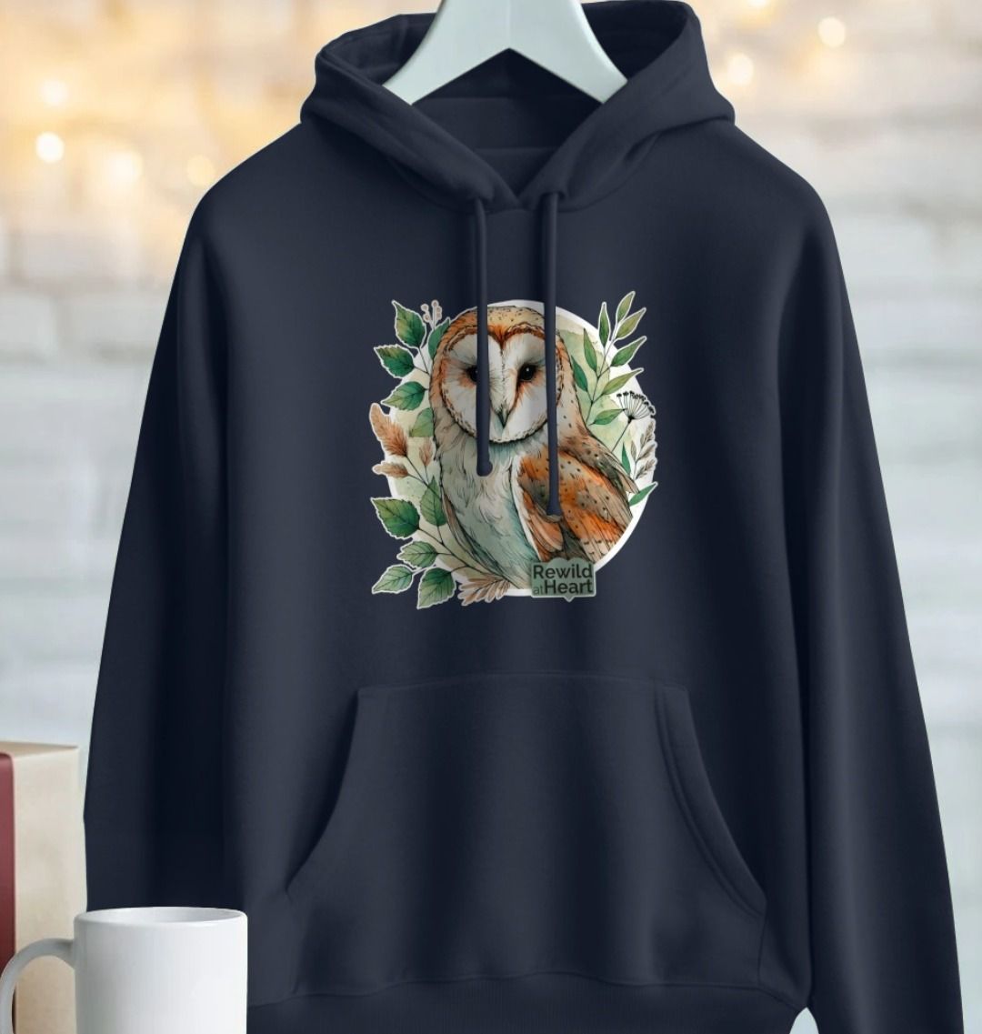 Barn Owl Woodland Hoodie