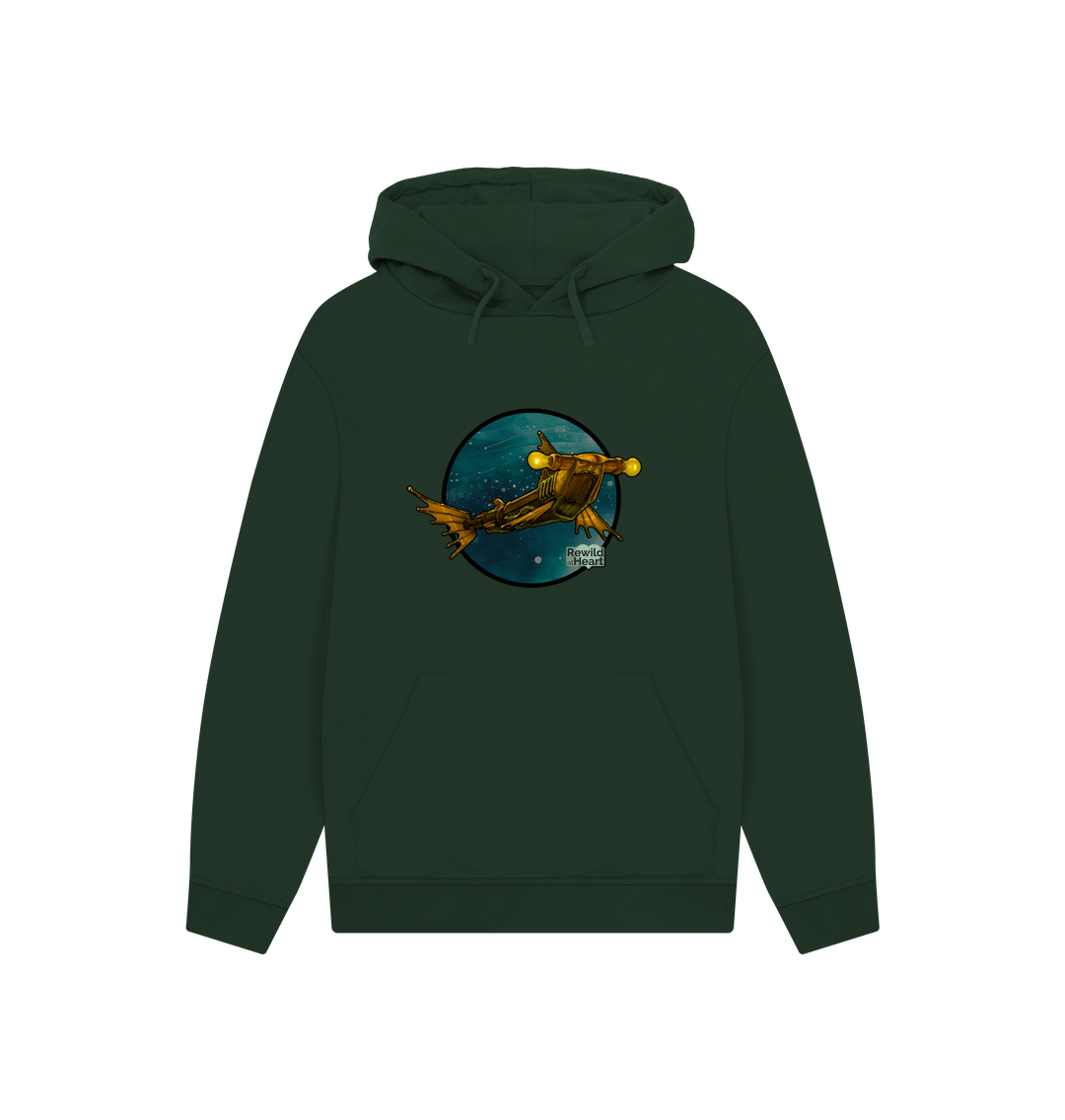 Evergreen Steampunk Hammerhead Shark Hoodie