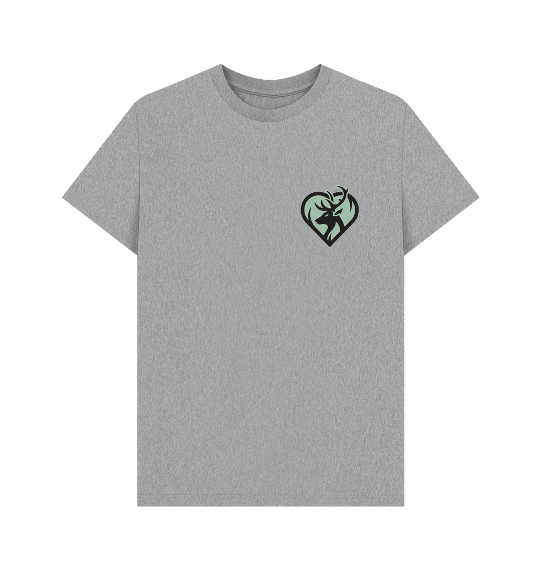 Athletic Grey Printed T-shirt