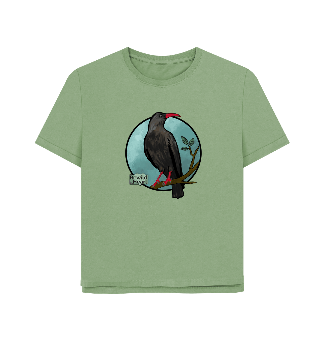 Sage Chough Solace Women's Relaxed-Fit T-Shirt