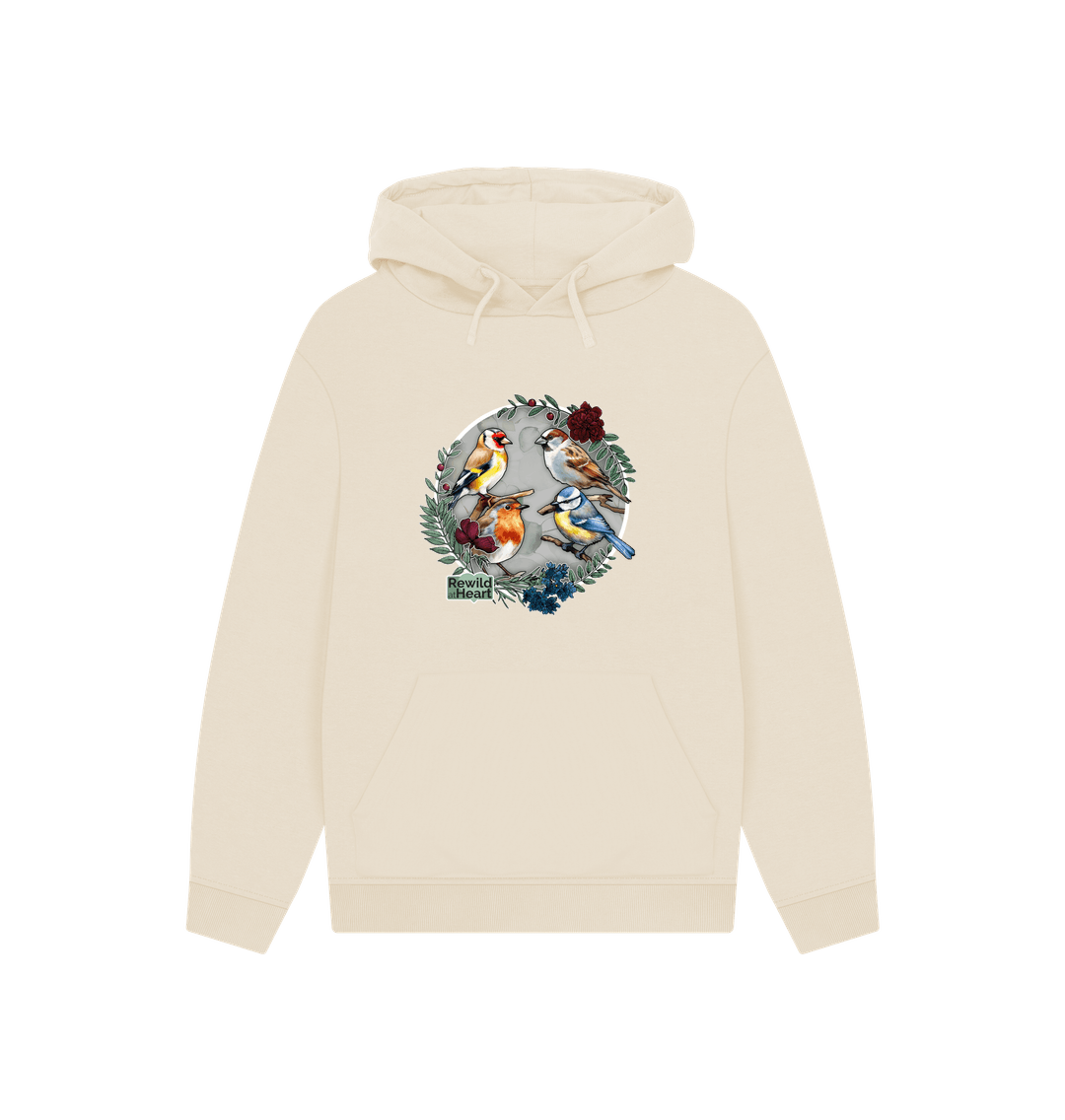 Oat British Songbird Wreath Hoodie