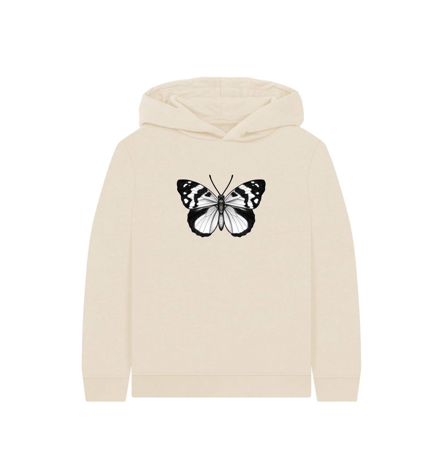 Oat Printed Kids Hoodie Front