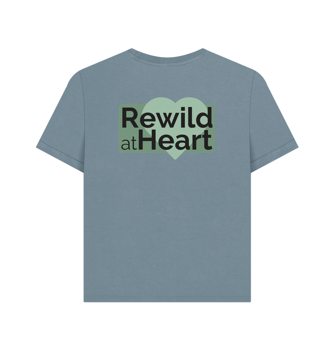 Rewild at Heart Logo | Women's Relaxed Fit T-Shirt