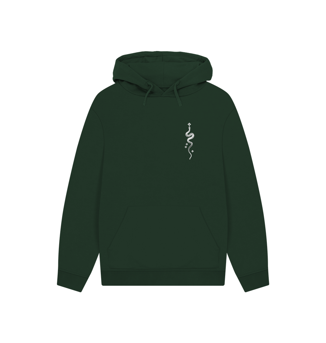 Evergreen Starry Snake Accent Pocket Hoodie