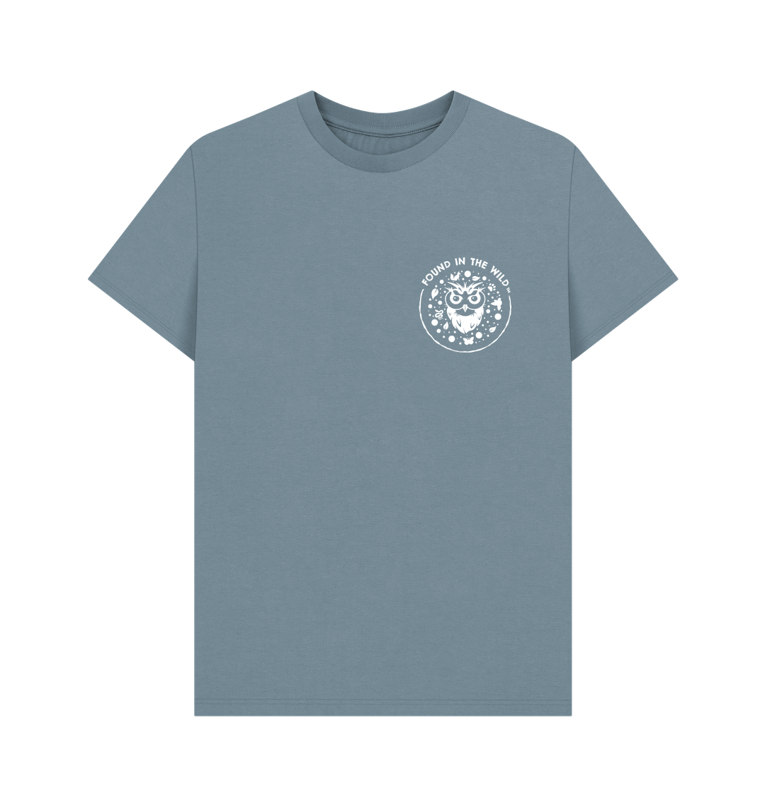 Stone Blue Printed T-shirt
