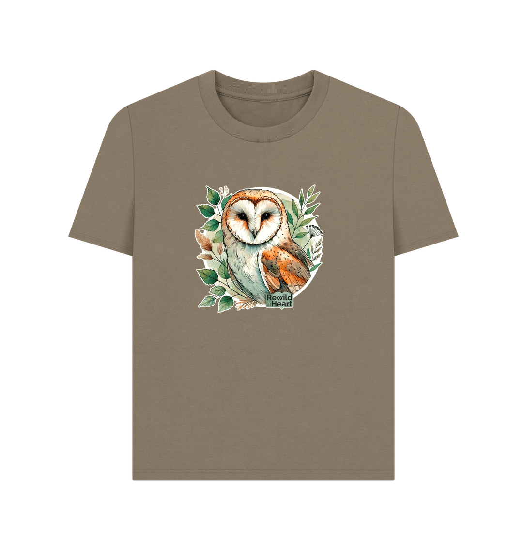 Willow Barn Owl Woodland Women's Classic T-Shirt
