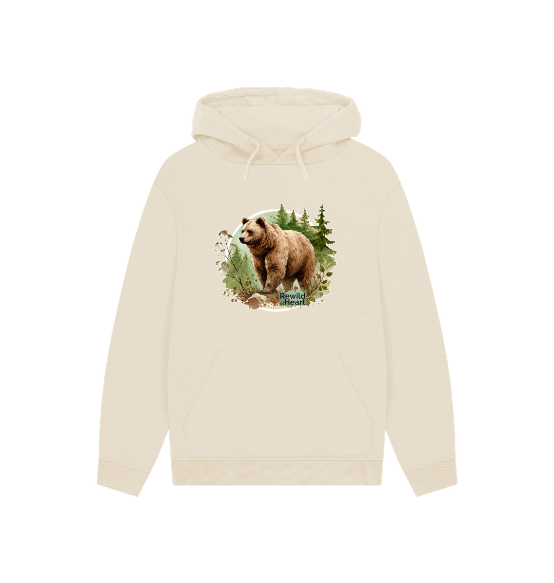 Oat Brown Bear Wilderness Hoodie