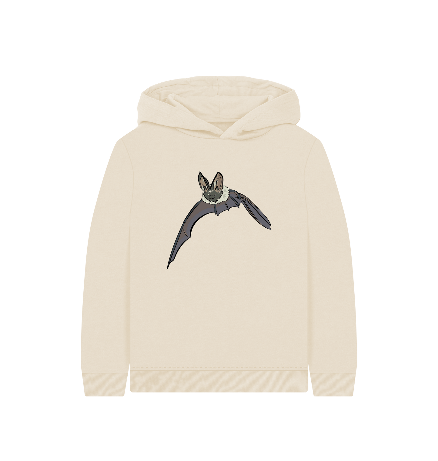 Oat Printed Kids Hoodie Front