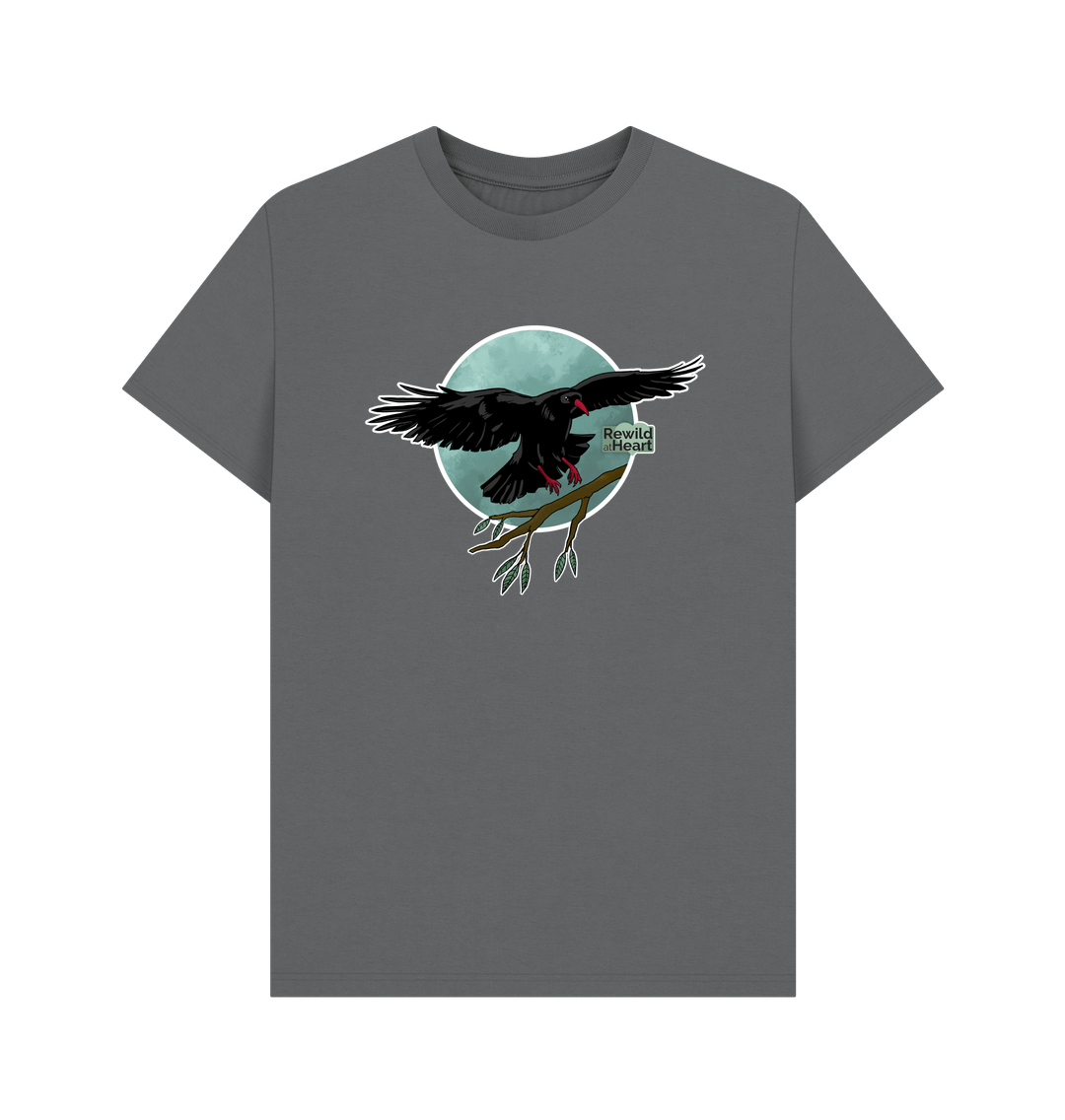 Slate Grey Chough Coastal Breeze Men's T-Shirt