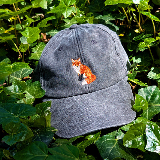 Fox Embroidered Baseball Cap