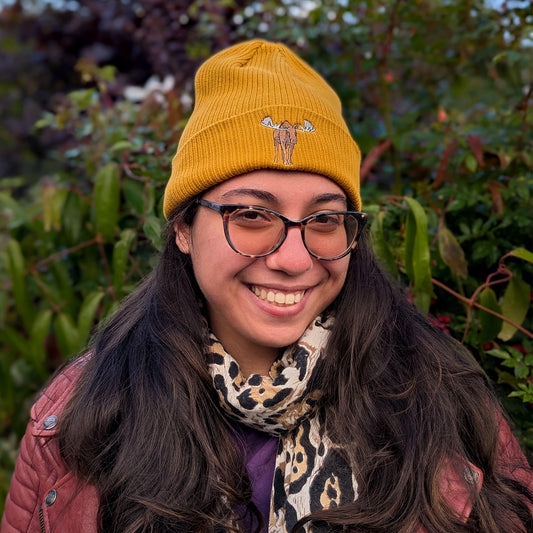 Moose Embroidered Beanie