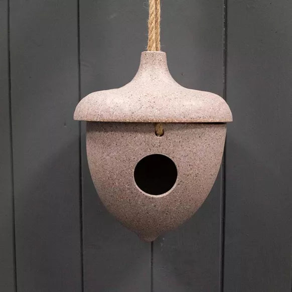 Hanging Acorn Birdhouse, made from Nut Husk