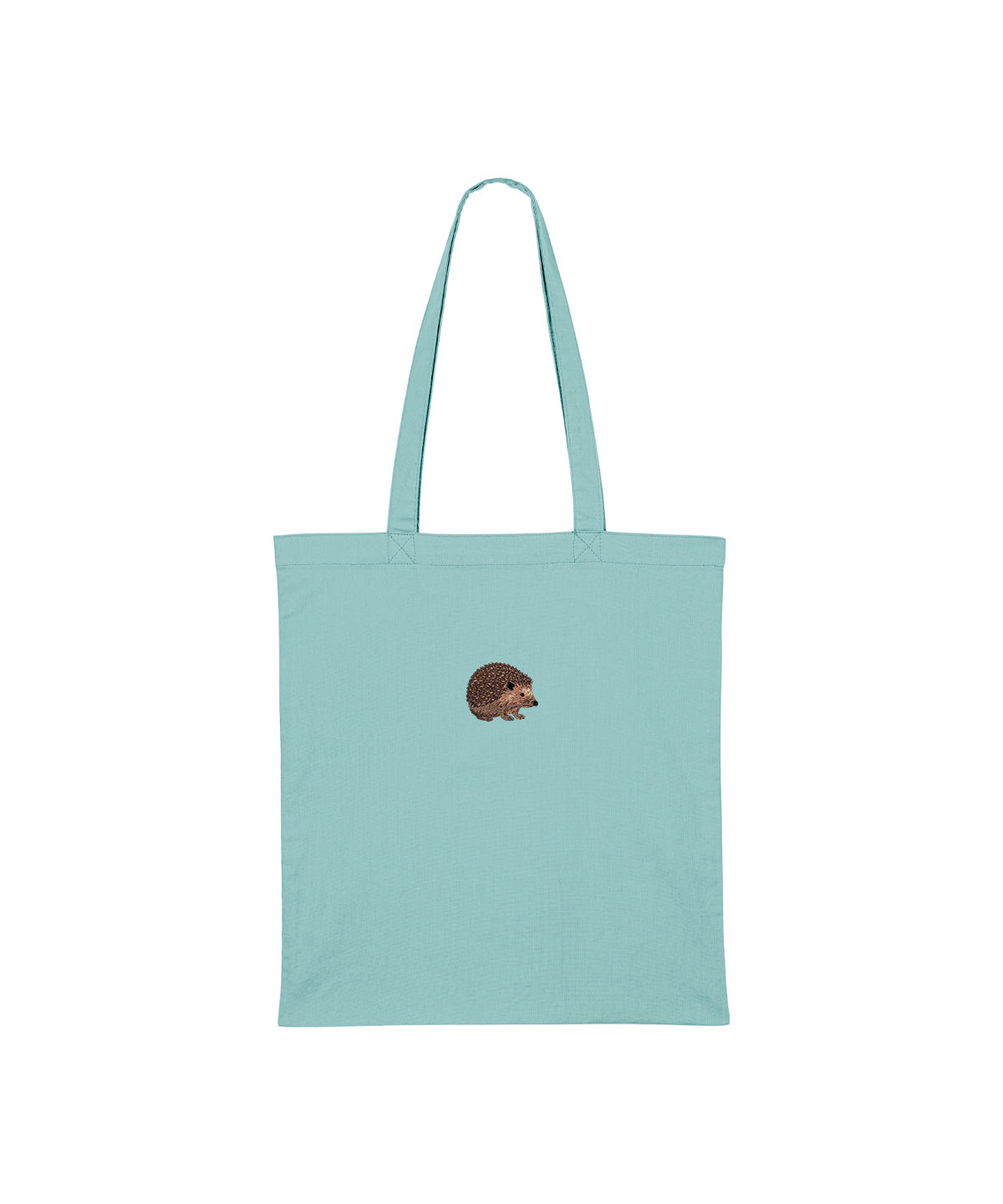 Hedgehog Embroidered Tote Bag