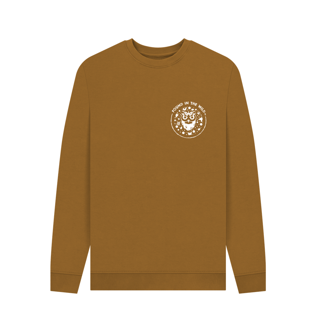 Brown Printed Sweater